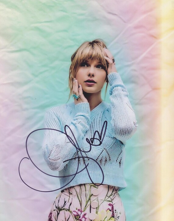 サイン入りTAYLOR SWIFT写真、COA付き、直筆サイン入り恋人 - Etsy 日本