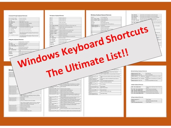 Windows Shortcuts Pdf
