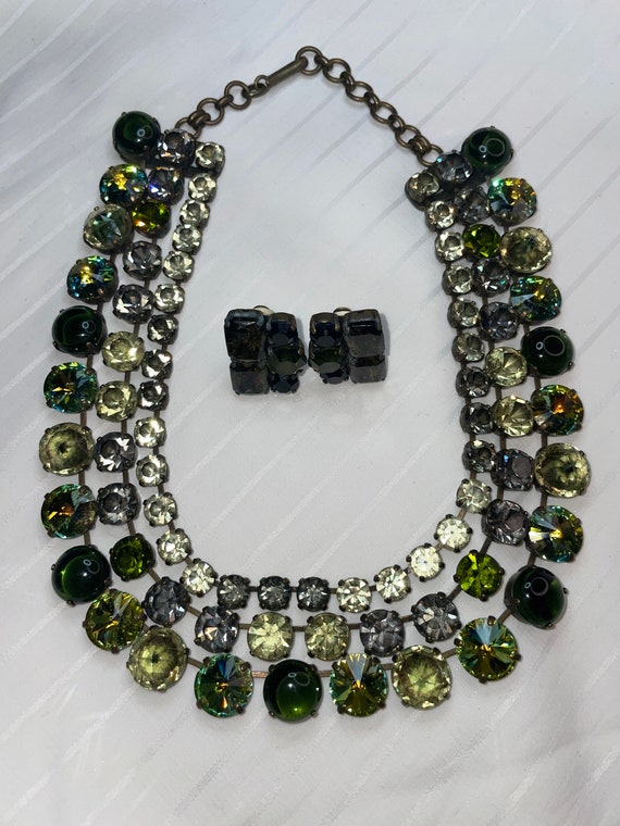 Stunning Rare Jean Louis Blin Necklace and Earring