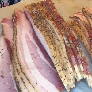 Bacon King USA Awesome Traditional Gourmet Bacon!  5 pound slab!