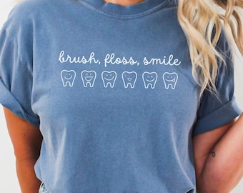 Dental Hygienist T-shirt Gift for Dental Student Assistants T Shirt RDH Teeth Tee Dental School Gift for Future Dentist Graduation Idea