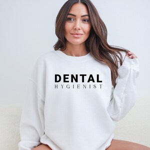 Zahnarzt Sweatshirt Mundhygieniker Geschenk für ZahnmedizinStudenten Rundhalsausschnitt Zahnarzthelfer Pullover Zähne Zahnmedizinschule Geschenk für zukünftigen Zahnarzt