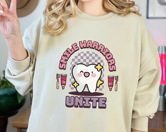 Dentist Sweatshirt Dental Hygienist Gift for Dental Student Crewneck Dental Assistant Sweater Teeth Dental School Gift for Future Dentist