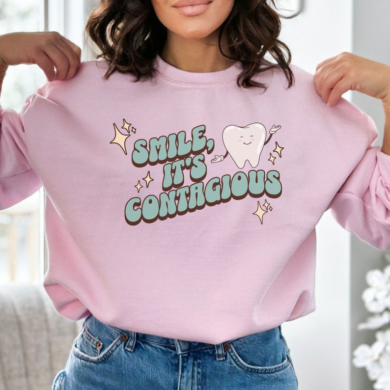 Dental Gift Dental Hygienist Sweatshirt Dental Assistant Vintage Design