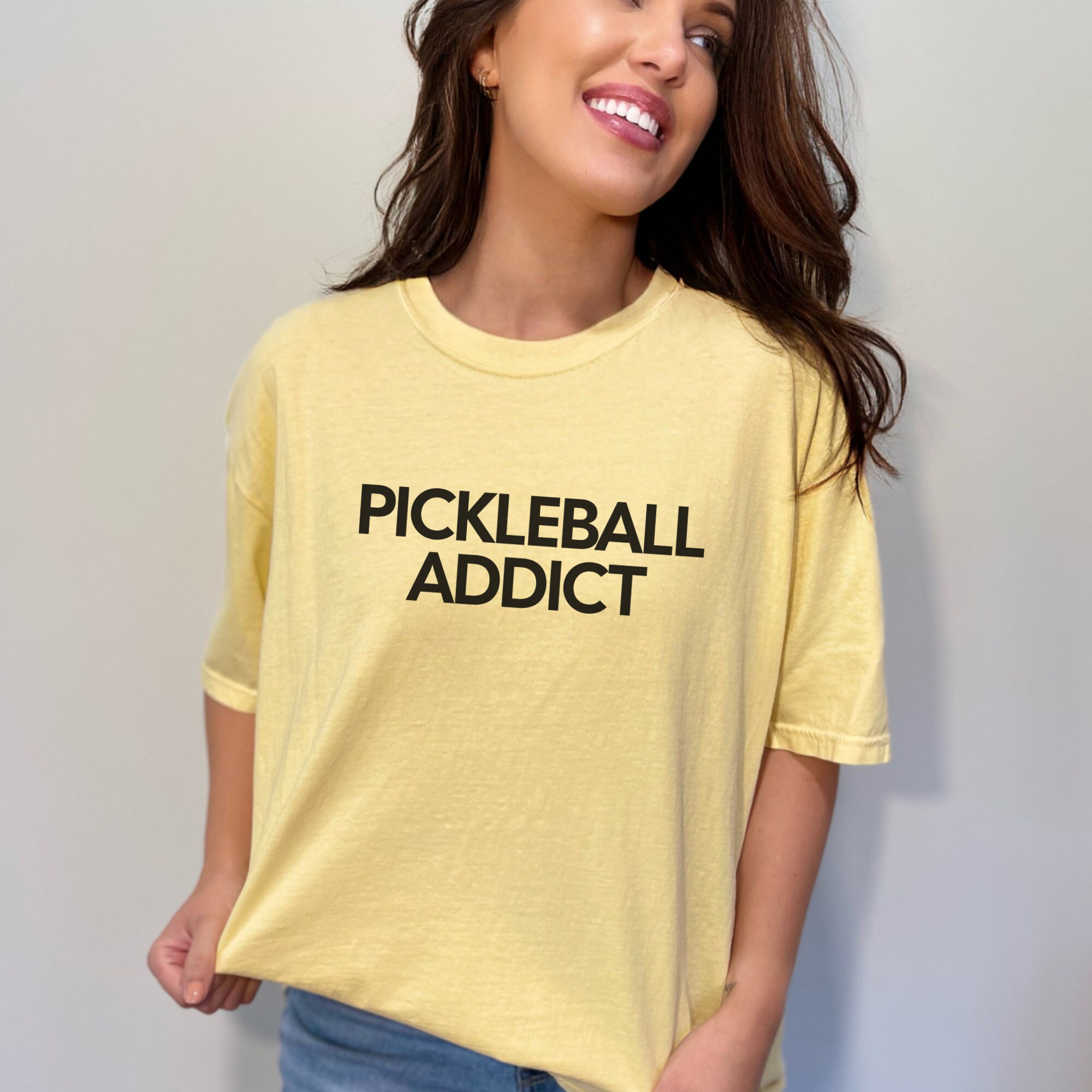 Comfort Colors Pickleball Addict T-shirt Unisex Pickleball Team Shirt ...