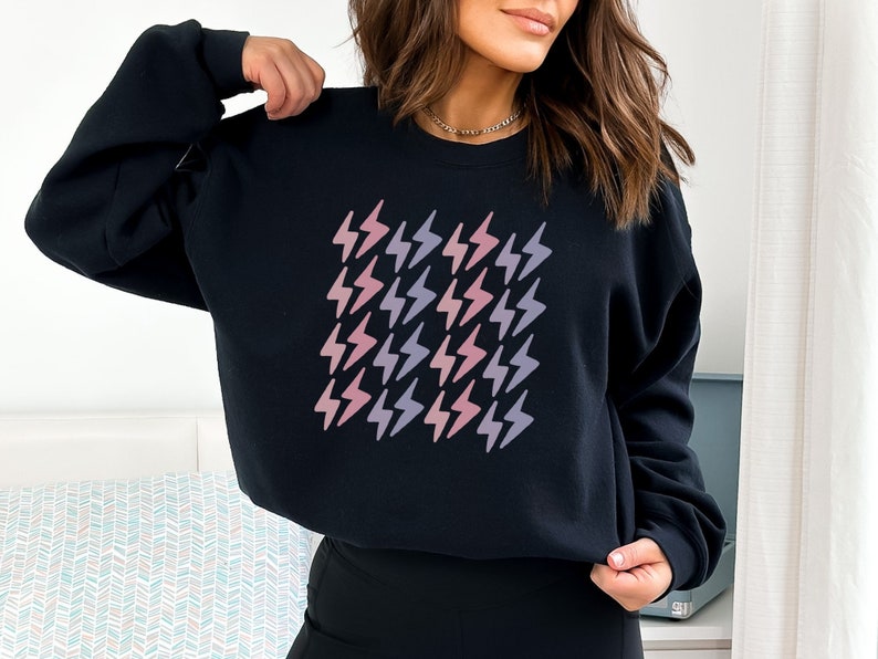 Lightning Bolt Shorts & Sweatshirt