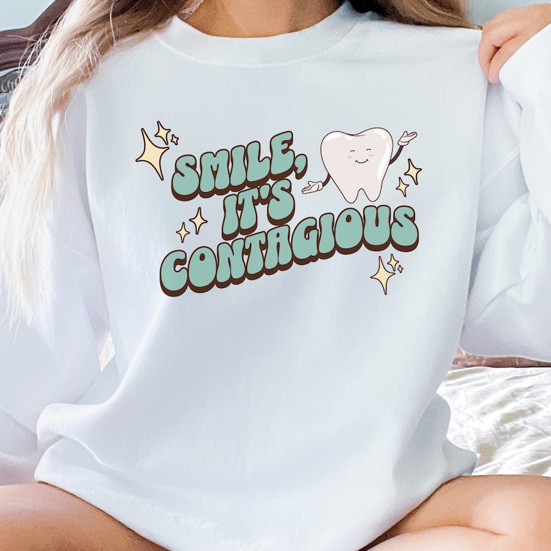 Dental Gift Dental Hygienist Sweatshirt Dental Assistant Vintage Design