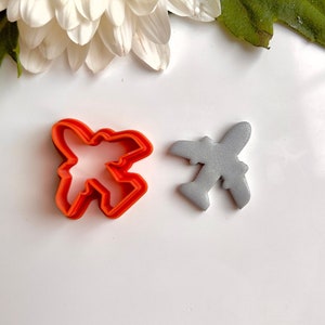 Summer Airplane Clay Cutter | Plane Polymer Clay Cutters | Holidays Cutters | Travel Earrings Cutter | Jewellery Tools | Trip Cutters