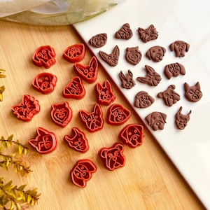 Dog Clay Cutter | Dogs Breeds Polymer Clay Cutters | Puppy Earrings Cutters | Pooch Clay Cutter | Jewellery Tools