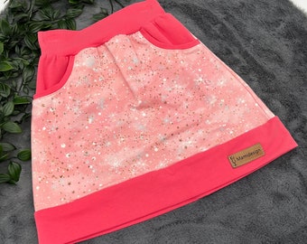 Falda en dulce diseño estrella /Falda para niñas/Ropa de niña/Vestidos para niñas