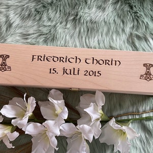 Personalized baptism candle box, storage for baptism candles, communion, christening, birth, gift for baptism or communion, personalized box