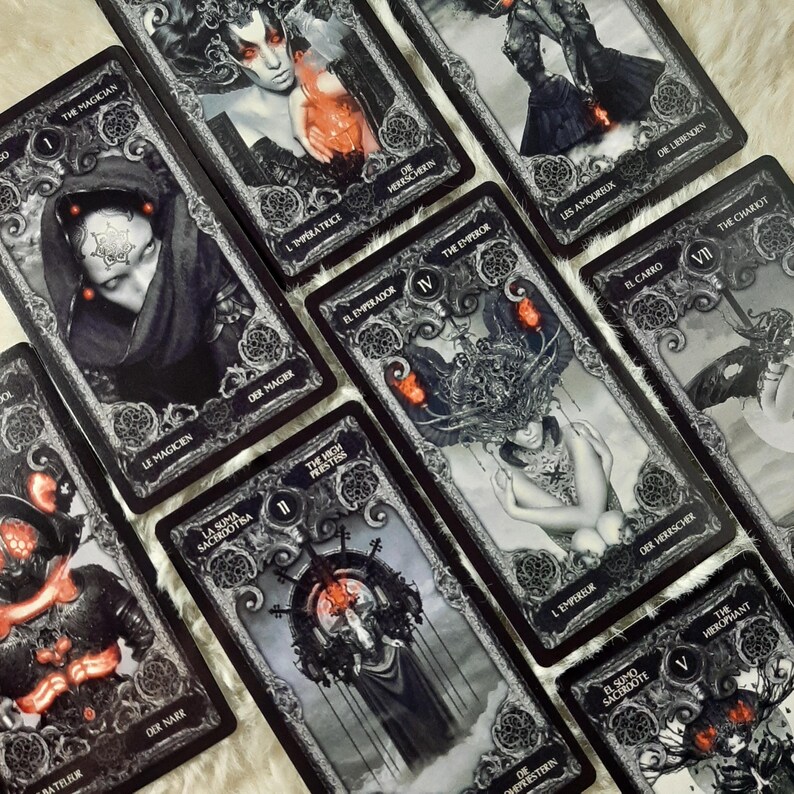 Intuitive Tarot Bookmark & Half‑Sheet Reading – Laminated Card from Your Chosen Deck XIII Tarot