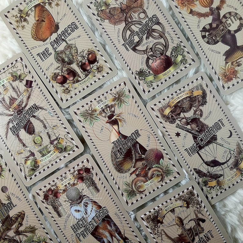 Intuitive Tarot Bookmark & Half‑Sheet Reading – Laminated Card from Your Chosen Deck 5 Cent