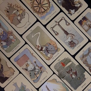 Intuitive Tarot Bookmark & Half‑Sheet Reading – Laminated Card from Your Chosen Deck Bimit