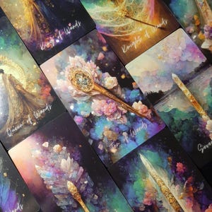 Intuitive Tarot Bookmark & Half‑Sheet Reading – Laminated Card from Your Chosen Deck LunedeLUnivers (AI)