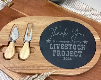 Acacia Charcuterie Board – The Ultimate Livestock Supporter "Thank You"