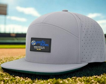 Richardson 169 7-Panel Trucker |Custom Patch | Water Resistant Performance Cap | Laser Perforated Mesh Hat | Hi Pro Modern Trucker Bulk Hats
