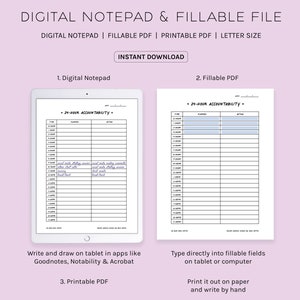 24-hour Accountability Tracker Sheet - Etsy