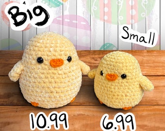 Crochet Chick Plushies | Extra Soft Plushy | Cute Handmade Gift | Amigurumi Toy