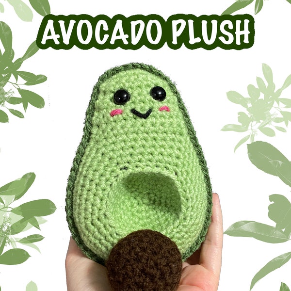 Crochet Avocado Plushies | Cute Handmade Gift | Stuffed Animal Toy | Cinco De Mayo