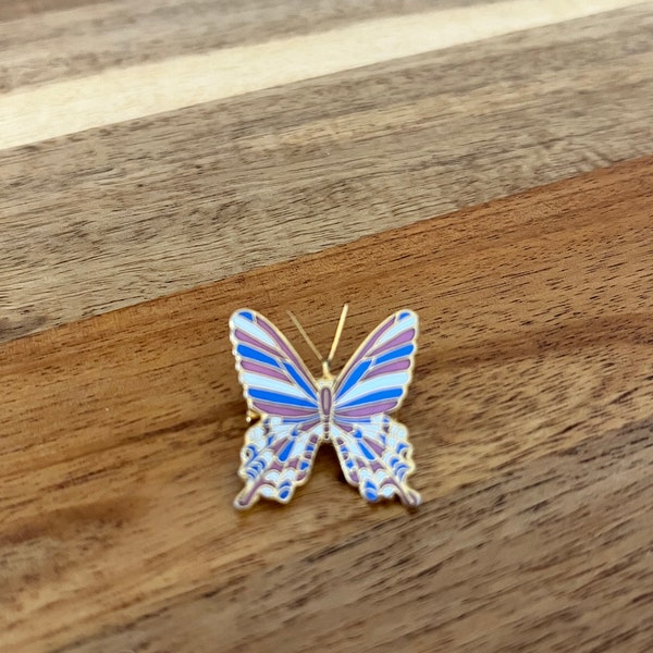 Enamel Butterfly Brooch Etsy Enamel Butterfly Brooch Etsy
