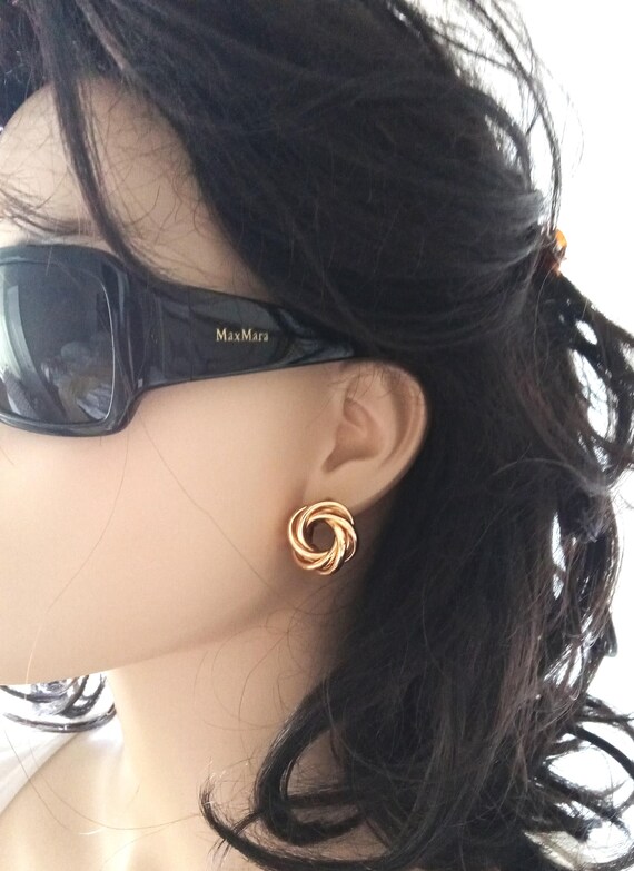 Max Mara Designer Sunglasses + Case, Rectangular,… - image 7