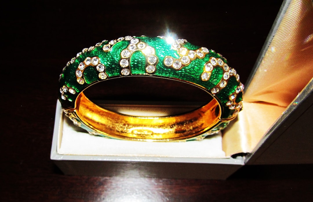 Bracelet Vintage Style Oscar De La Renta / Schiaparelli - Bijou Occasion Sans Marque