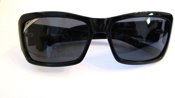 Max Mara Designer Sunglasses + Case, Rectangular,… - image 5