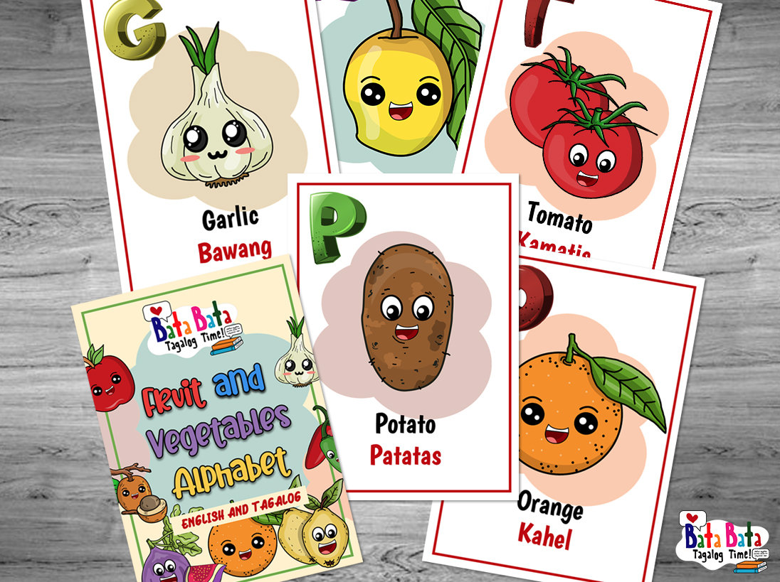 Fruits and Vegetables Filipino Words Tagalog Words Prutas at Gulay