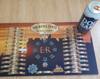 Neoprene Royal Scots Battle Honour British Army Bar Runner