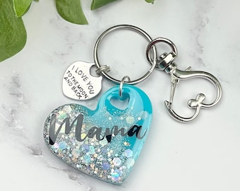 Mama Keychain, Mother's Day Gift, Mom Birthday Gift, Mom Keychain, Mama Gift, Mom's Bday Keychain, Grandma Gift, Nana Gift, Custom Mom Gift