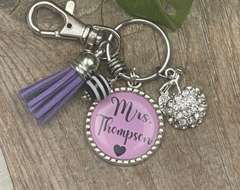 Llavero personalizado para profesor, regalo personalizado para profesor, regalo de agradecimiento para profesor, llavero personalizado, regalo con nombre personalizado para profesor, regalo para profesor