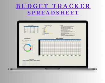 New Year Simple Income and expense Spreadsheet: Daily & Monthly Use (Digital Download)