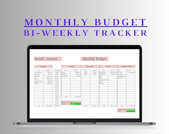 Hoja de cálculo de presupuesto mensual: Registro de gastos quincenales (Google Sheets)