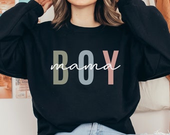 boy mama sweatshirt, Bonus mom shirt, pregnant mom shirt, first time mom gift, mama bear shirt, mama est, 1st mothers day expecting mom gift