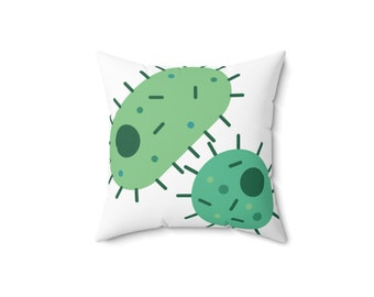 bacteria Square Pillow