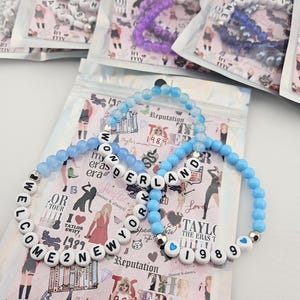 Friendship Bracelet Set of 5, 10, 15, 20, T-swizzle birthday party Favor Sets, Birthday Era, Thank you bags, Gift bags, Party Favors Sets
