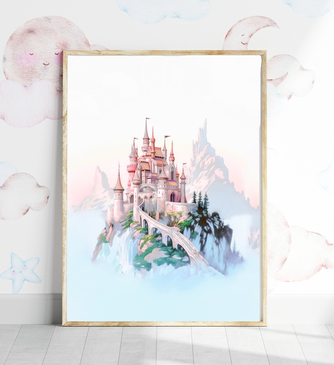 Beauty and the Beast Castle Prints, Princess Belle Castle, Disney