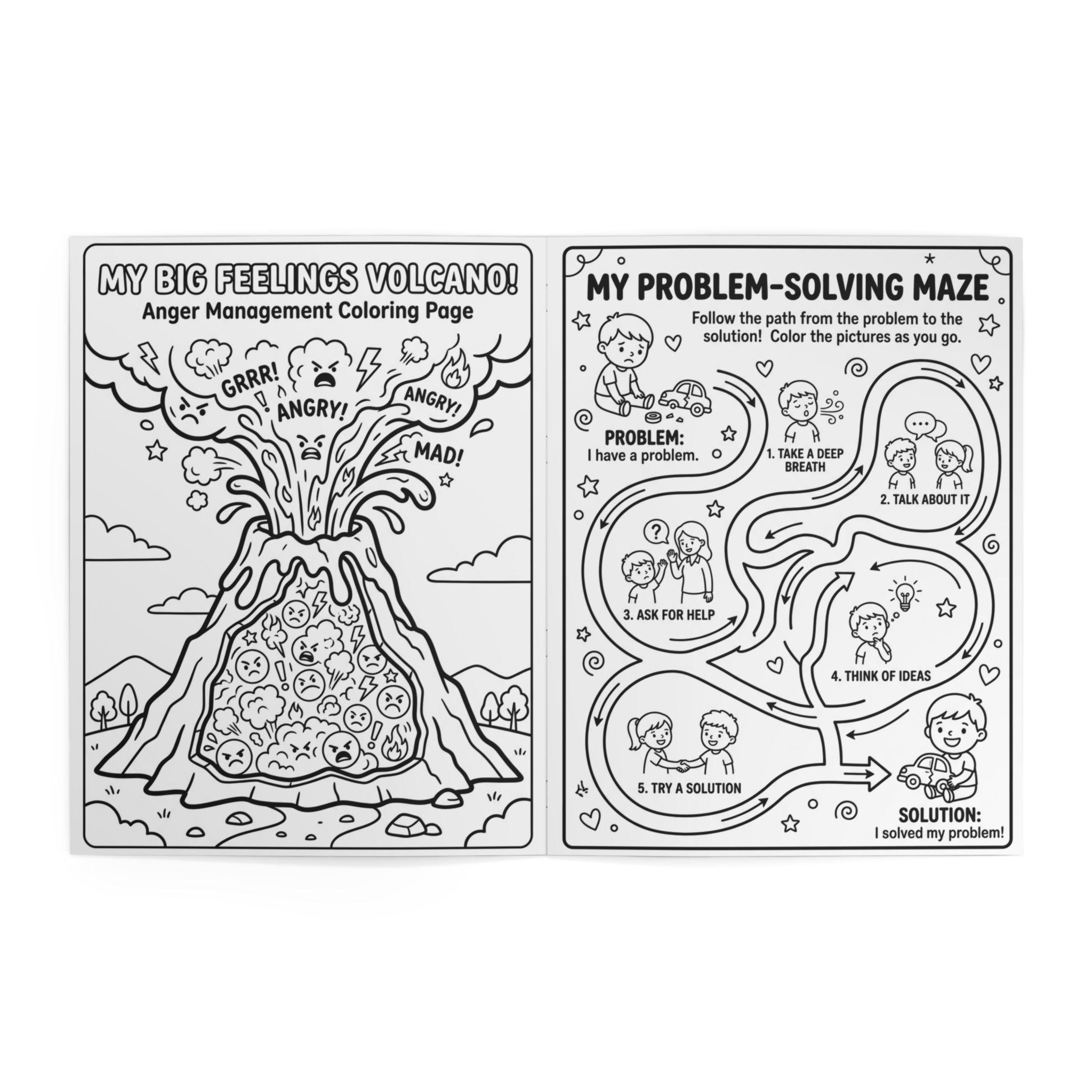 Social Emotional Learning Coloring Book for Kids, Feelings and Coping ...