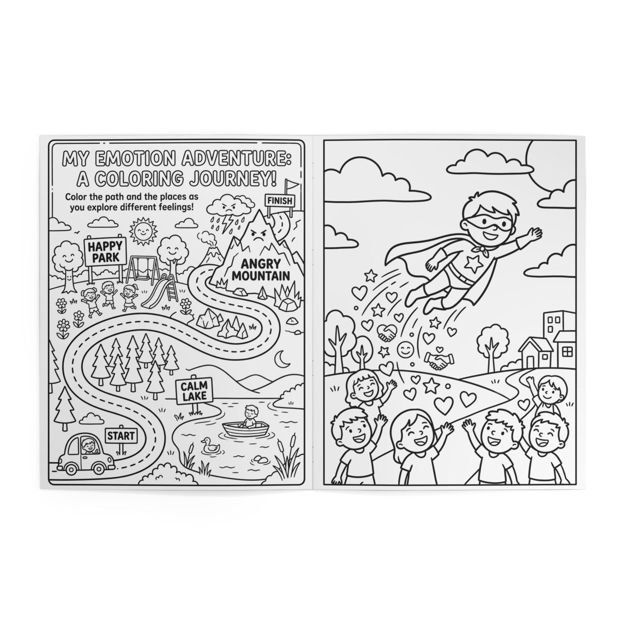 Social Emotional Learning Coloring Book for Kids, Feelings and Coping ...