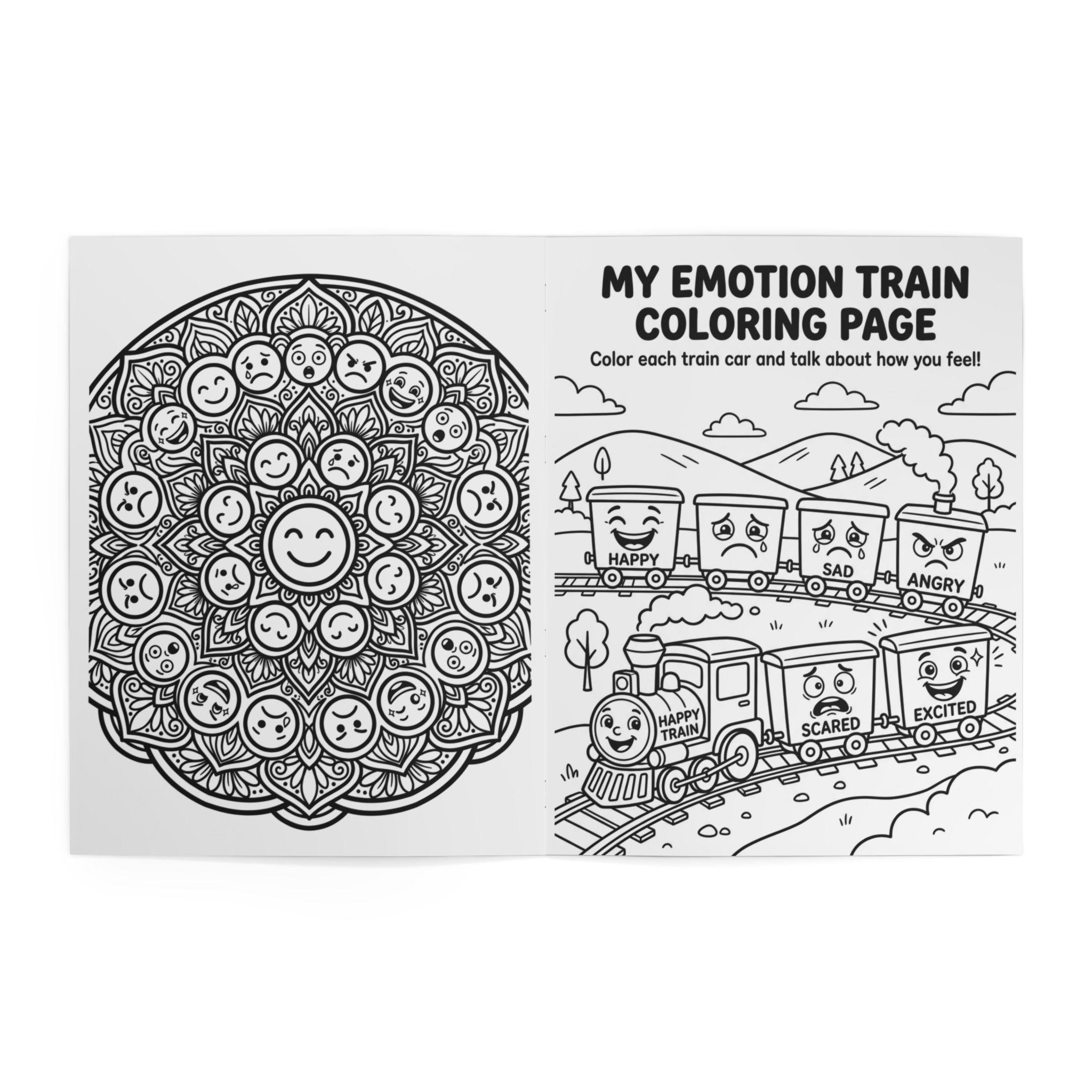 Social Emotional Learning Coloring Book for Kids, Feelings and Coping ...