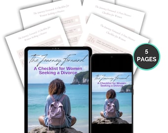 Post-Divorce Checklist for Women: Healing Journey (Digital Download)