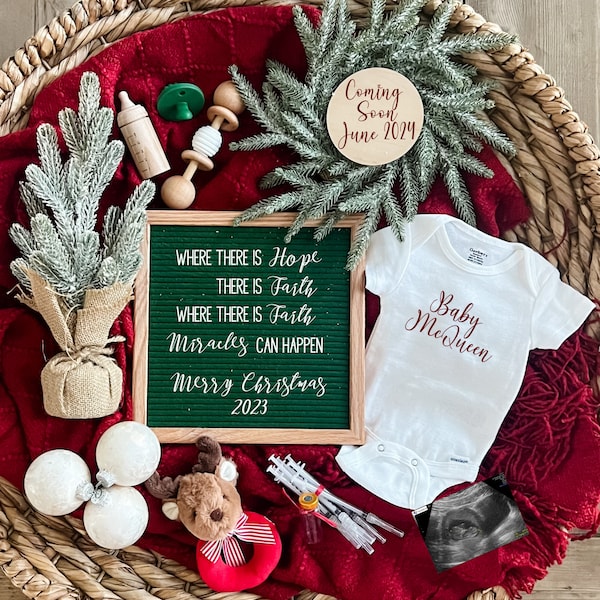 Ivf Baby Announcement Etsy