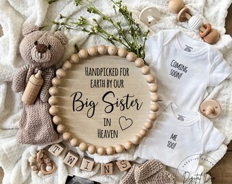 Twins Pregnancy Announcement: Religious Digital Reveal (Digital Download)