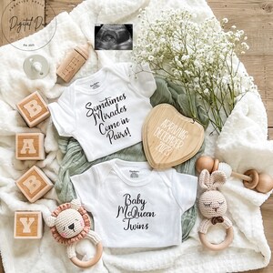 Miracle twins pregnancy announcement, Digital twin Pregnancy Announcement, twin Announcement, twin Baby Announcement, twin pregnancy