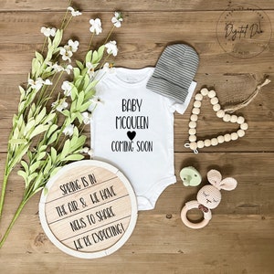 Summer Pregnancy Announcement, Baby Announcement, gender neutral announcement, simple baby Announcement, BABY REVEAL, spring baby reveal
