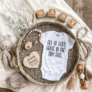 Christian Baby Announcement: All of God&#39;s Grace Design (Digital Download)
