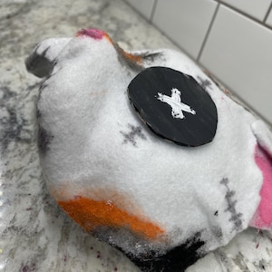Cartoon Calico Cat Mask