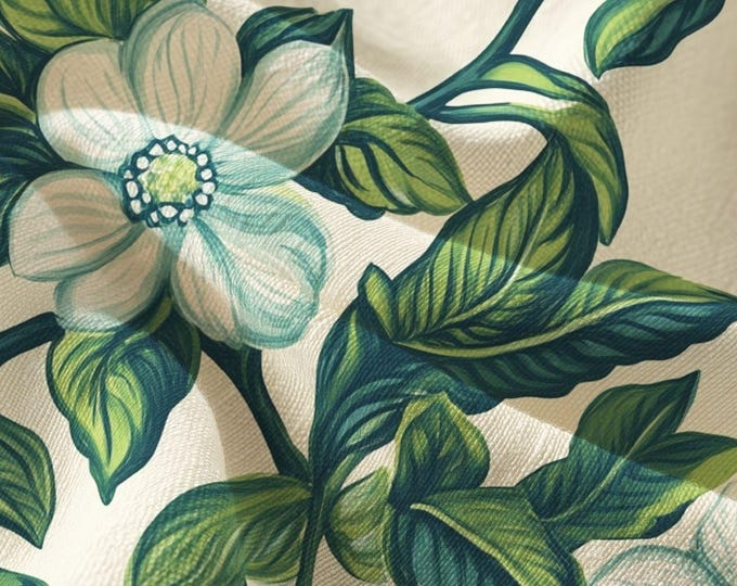Waltz in the Garden | 100% Pima Cotton Fabric | Bold Botanical by Lisa Kanova