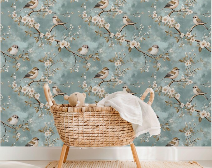 Luxury Heirloom Nursery and Kids Room Wallpaper by Lisa Kanova